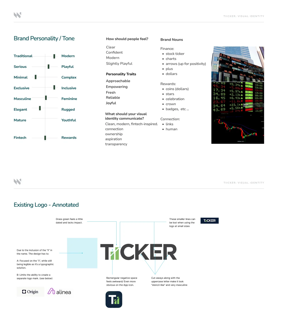 Brand identity exploration